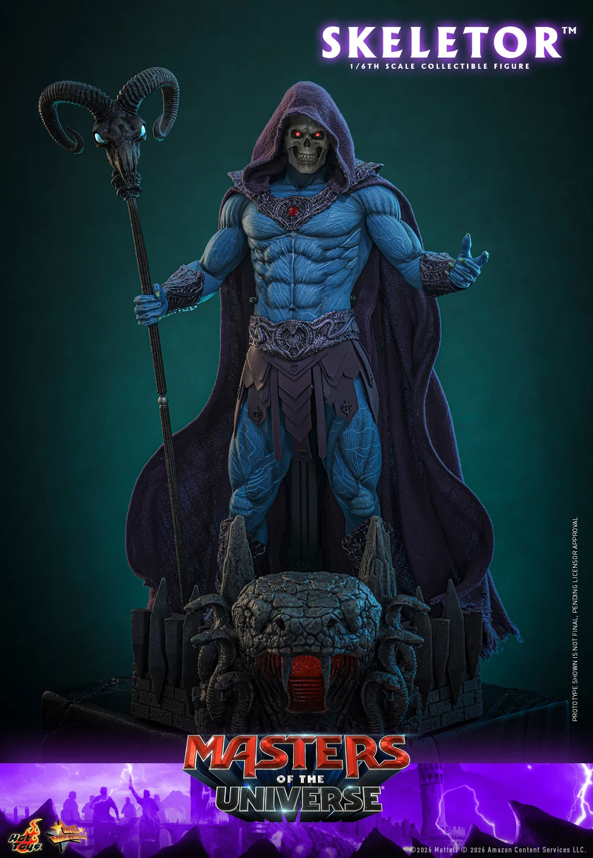 Pre-Order: Masters of the Universe (2026) MMS889 Skeletor 1/6th Scale Collectible Figure