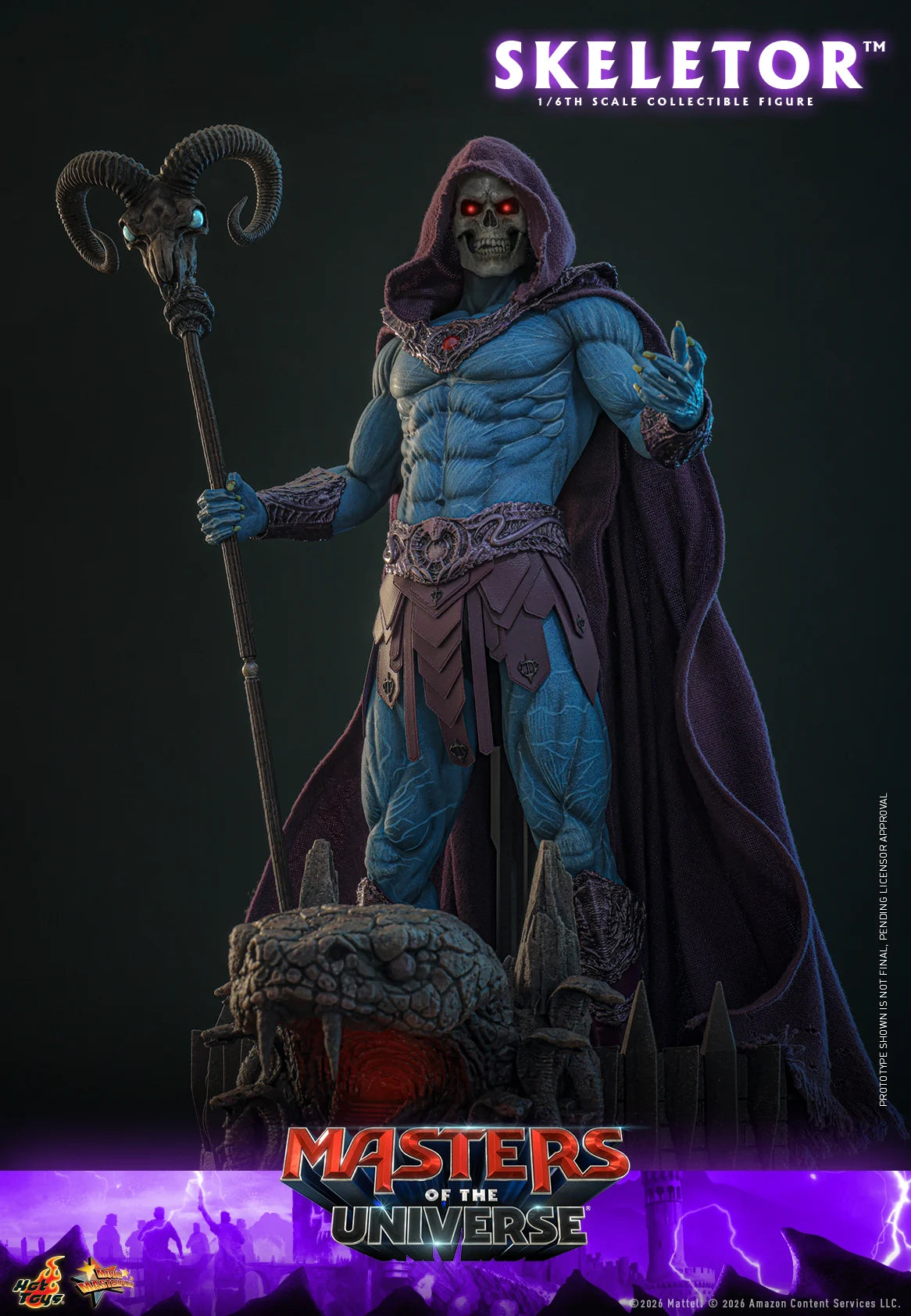 Pre-Order: Masters of the Universe (2026) MMS889 Skeletor 1/6th Scale Collectible Figure