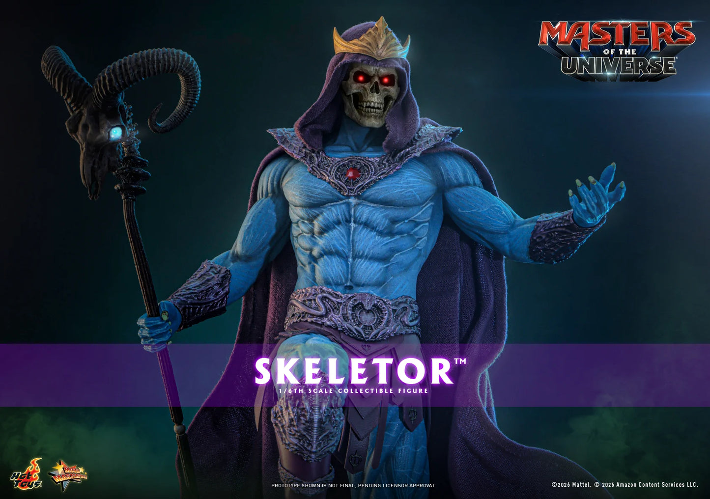Pre-Order: Masters of the Universe (2026) MMS889 Skeletor 1/6th Scale Collectible Figure