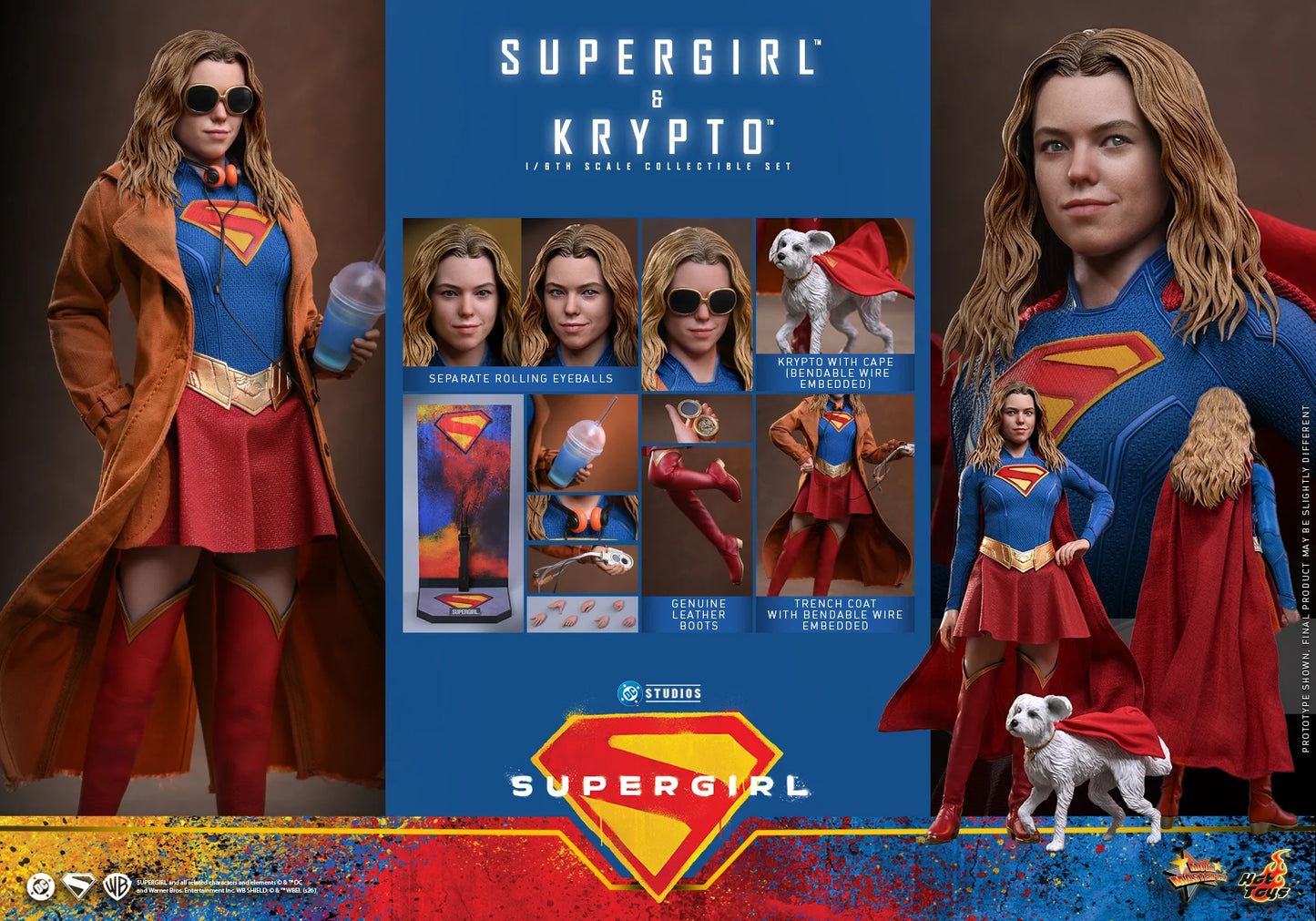 PRE-ORDER - Supergirl MMS869 Supergirl & Krypto 1/6th Scale Collectible Figure