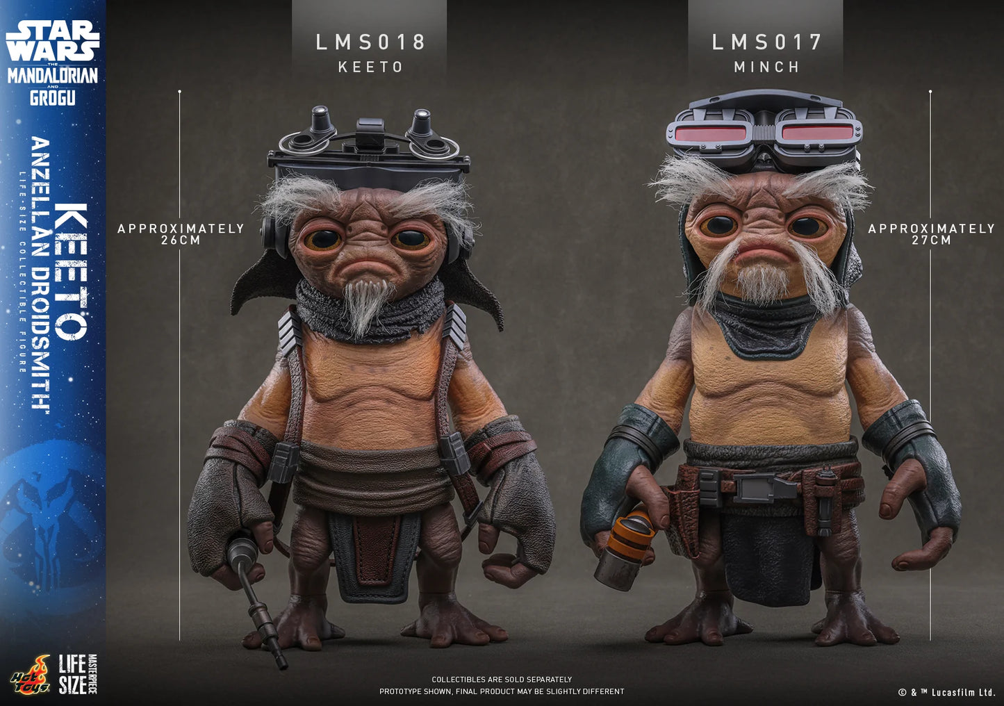 Pre-Order: Star Wars: The Mandalorian and Grogu LMS018 Keeto (Anzellan Droidsmith) Life-Size Collectible Figure