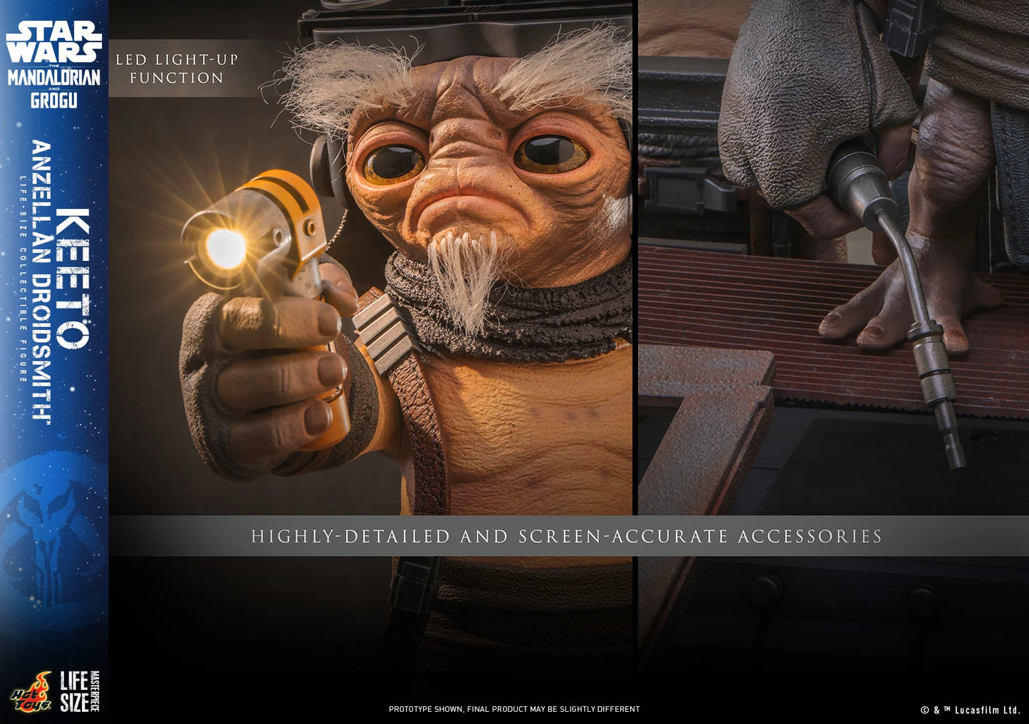 Pre-Order: Star Wars: The Mandalorian and Grogu LMS018 Keeto (Anzellan Droidsmith) Life-Size Collectible Figure