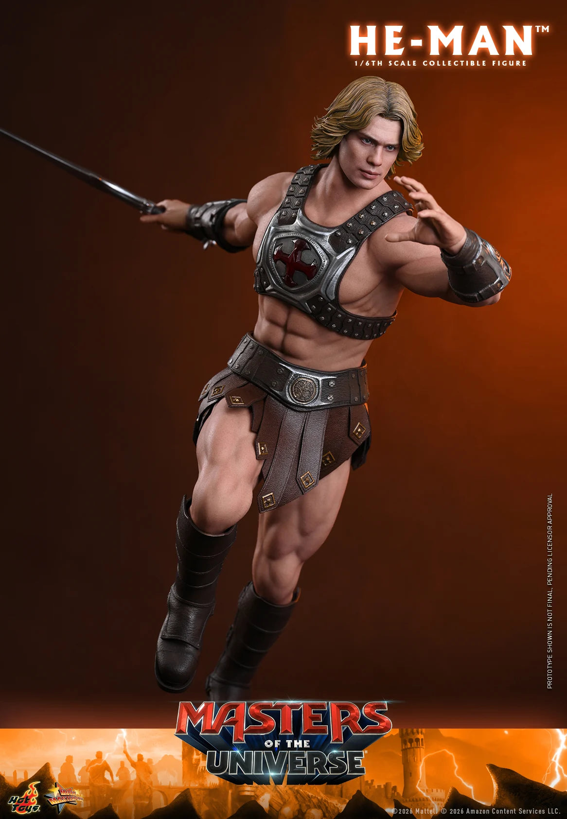 Pre-Order: Masters of the Universe (2026) MMS888 He-Man 1/6th Scale Collectible Figure