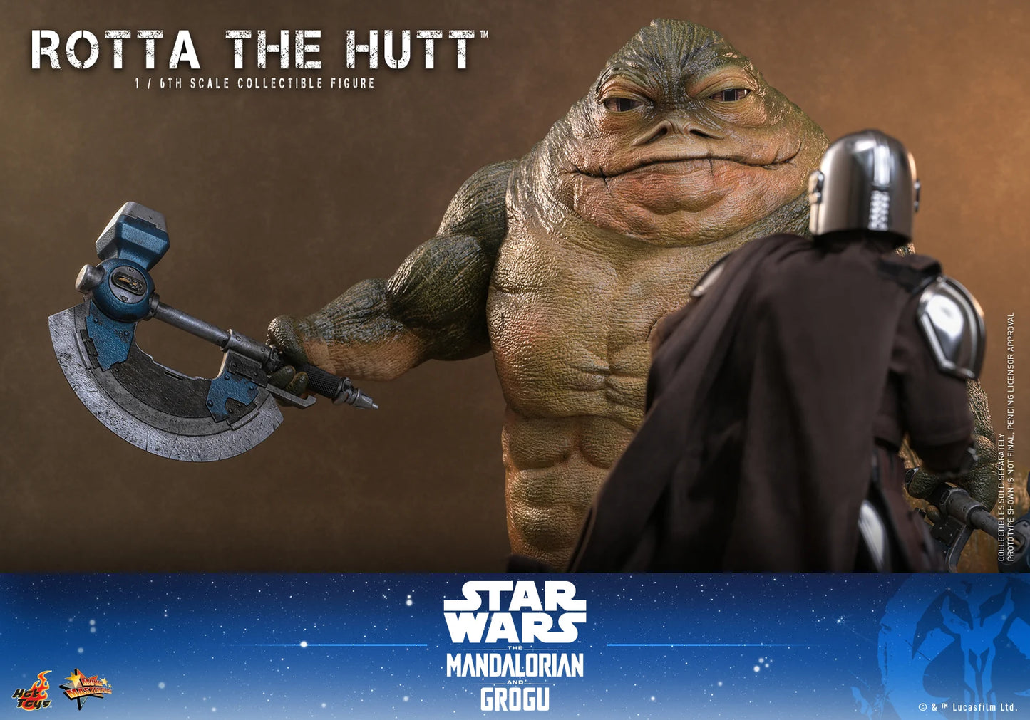 Pre-Order:Star Wars: The Mandalorian & Grogu MMS885 Rotta the Hutt 1/6th Scale Collectible Figure