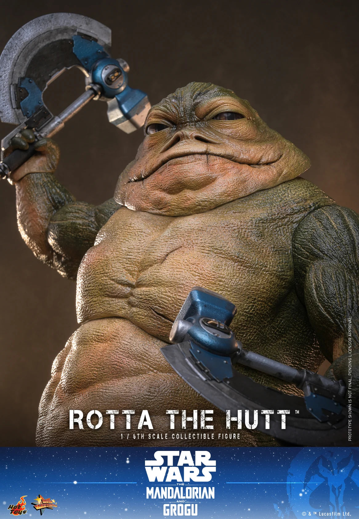 Pre-Order:Star Wars: The Mandalorian & Grogu MMS885 Rotta the Hutt 1/6th Scale Collectible Figure