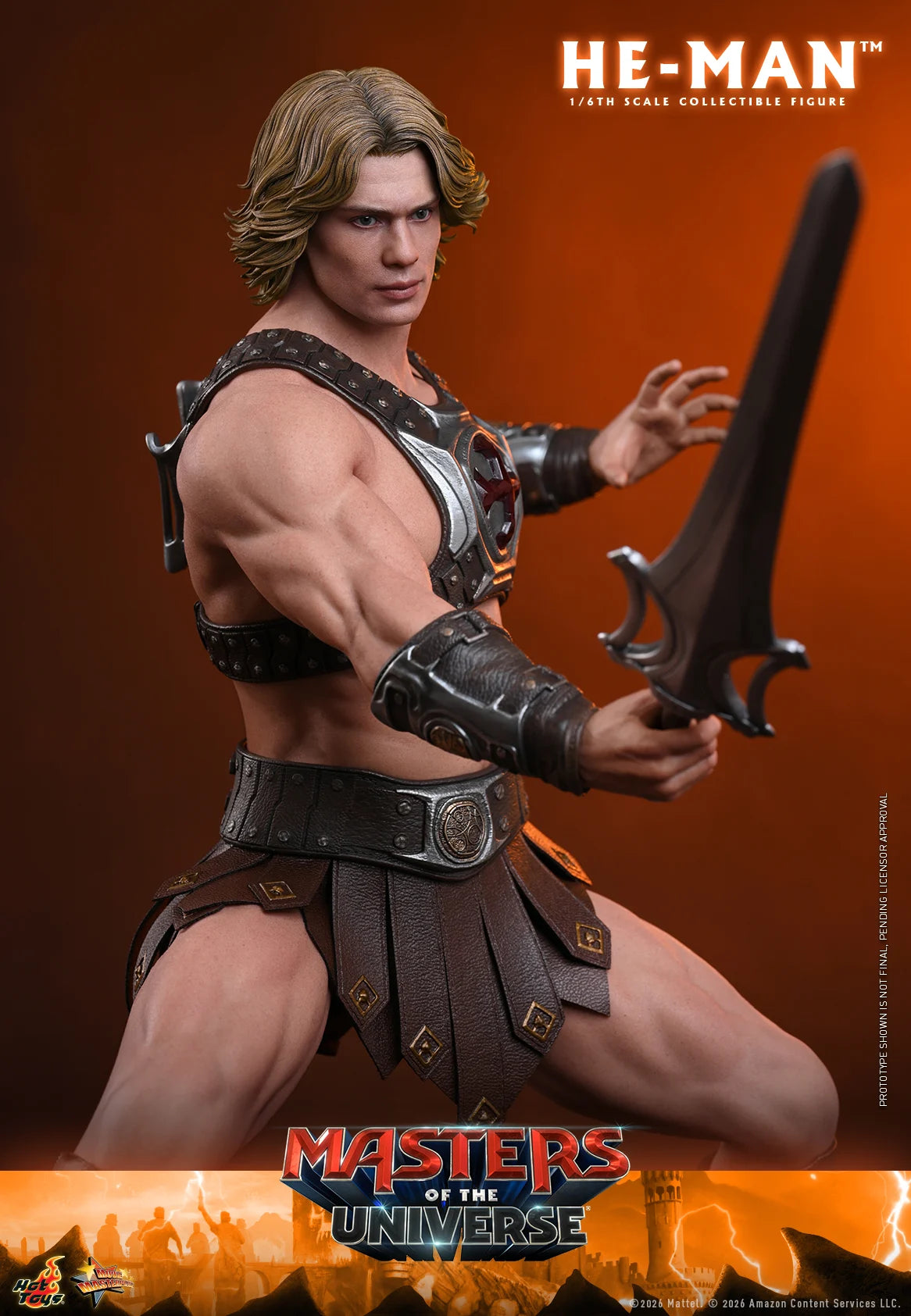 Pre-Order: Masters of the Universe (2026) MMS888 He-Man 1/6th Scale Collectible Figure