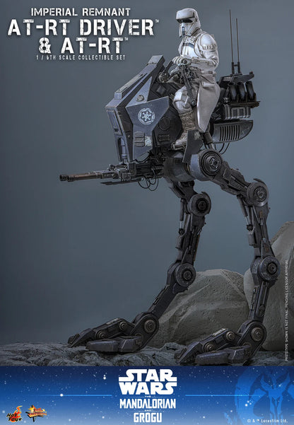 Pre-Order: Star Wars: The Mandalorian & Grogu MMS875 Imperial Remnant AT-RT Driver and AT-RT 1/6th Scale Collectible Figure and Vehicle Accessory