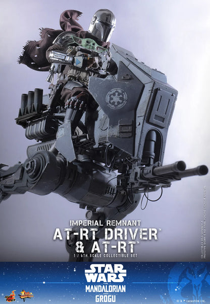 Pre-Order: Star Wars: The Mandalorian & Grogu MMS875 Imperial Remnant AT-RT Driver and AT-RT 1/6th Scale Collectible Figure and Vehicle Accessory