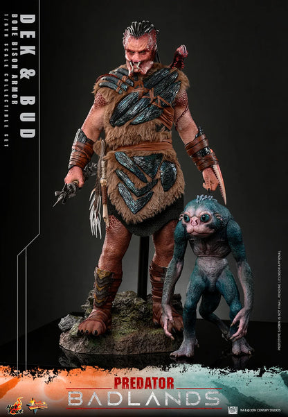 Pre-Order - Predator: Badlands MMS873 Dek (Bone Bison Armor) and Bud 1/6th Scale Collectible Figure