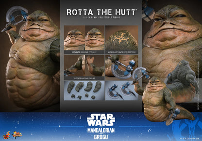 Pre-Order:Star Wars: The Mandalorian & Grogu MMS885 Rotta the Hutt 1/6th Scale Collectible Figure