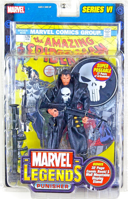 Marvel Legends Series 6 Punisher Action Figure Xorn (Yellowing plastic from shelf wear)