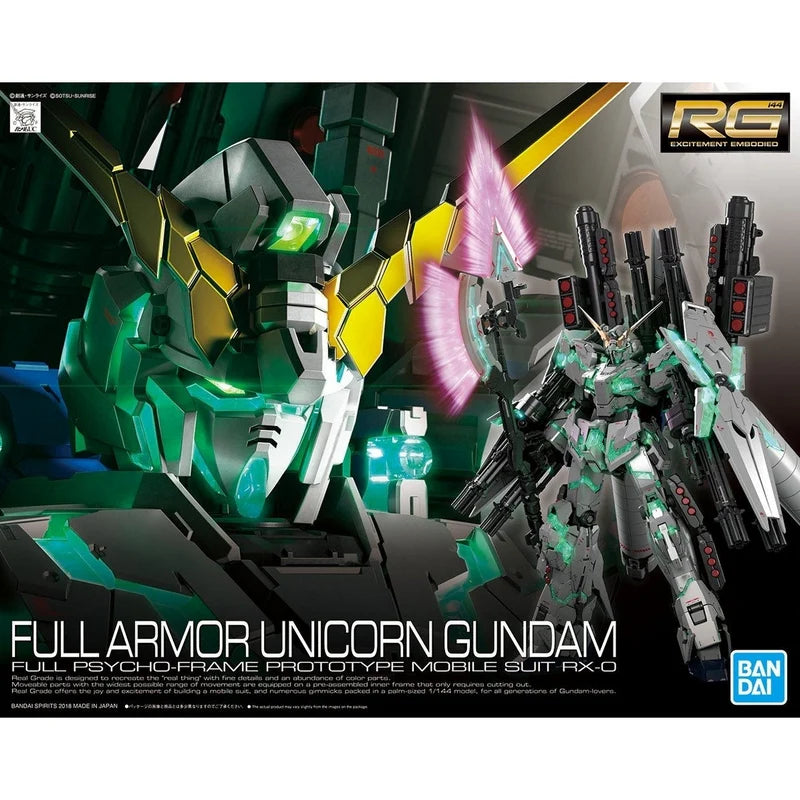 Mobile Suit Gundam Unicorn RG Full Armor Unicorn Gundam 1/144 Scale Model Kit
