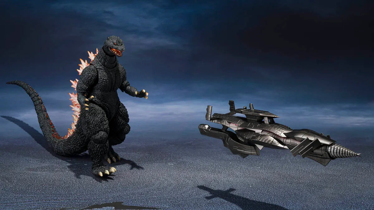 Pre-Order - Godzilla: Final Wars (2004) S.H.MonsterArts Godzilla (Heat Ray Ver. Vs. New Gotengo) Action Figure