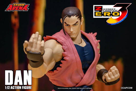 Street Fighter Zero 3 Storm Arena Dan 1/12 Scale Action Figure (Asia Packaging)