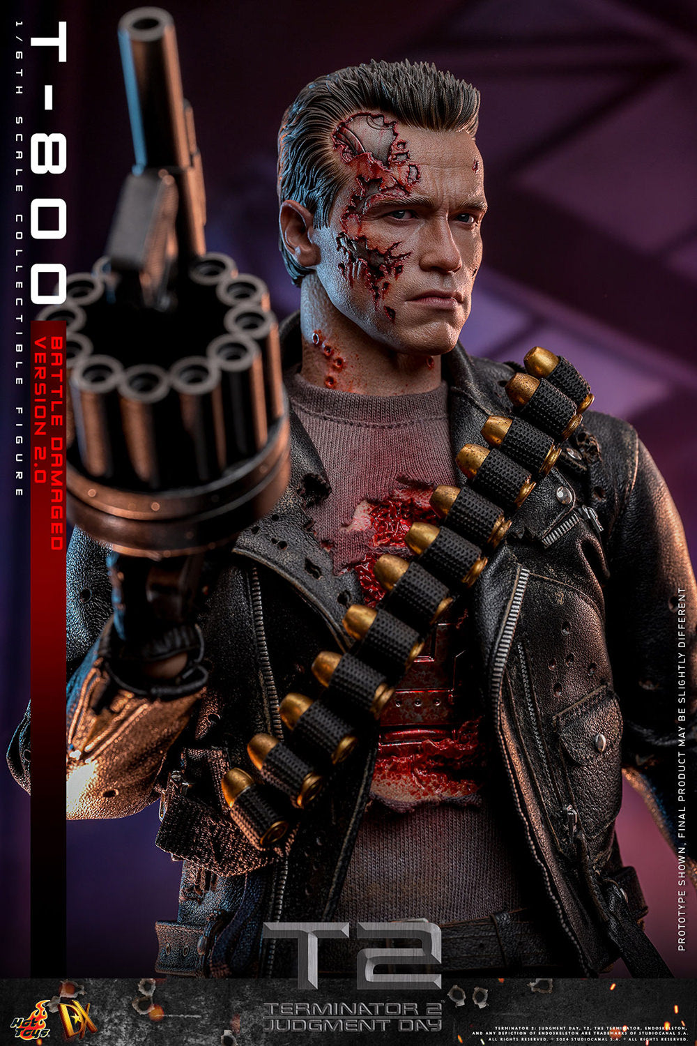 Terminator 2: Judgement Day DX46 T-800 (Battle Damaged Version 2.0) 1/6th Scale Collectible Figure