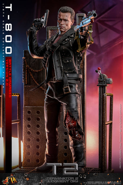 Terminator 2: Judgement Day DX46 T-800 (Battle Damaged Version 2.0) 1/6th Scale Collectible Figure