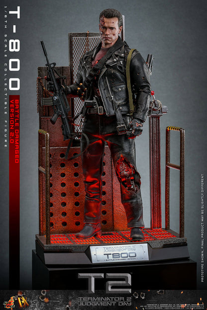 Terminator 2: Judgement Day DX46 T-800 (Battle Damaged Version 2.0) 1/6th Scale Collectible Figure