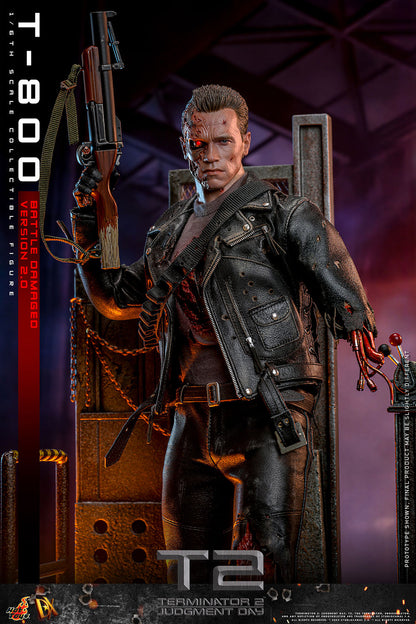 Terminator 2: Judgement Day DX46 T-800 (Battle Damaged Version 2.0) 1/6th Scale Collectible Figure