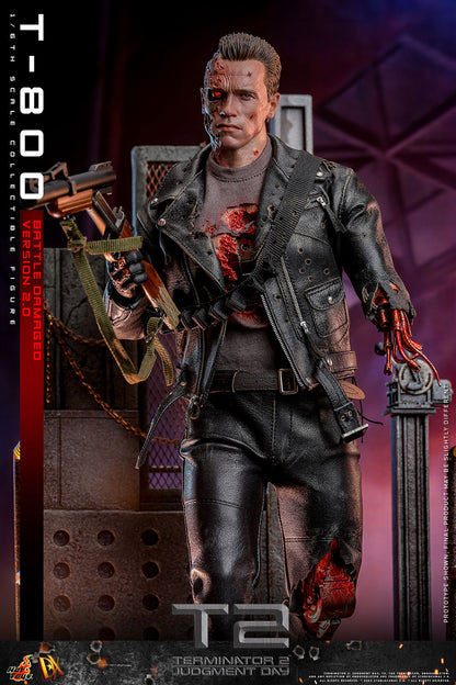 Terminator 2: Judgement Day DX46 T-800 (Battle Damaged Version 2.0) 1/6th Scale Collectible Figure