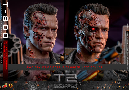 Terminator 2: Judgement Day DX46 T-800 (Battle Damaged Version 2.0) 1/6th Scale Collectible Figure