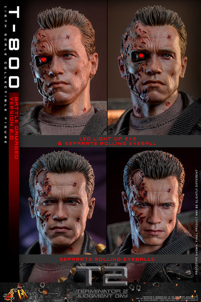 Terminator 2: Judgement Day DX46 T-800 (Battle Damaged Version 2.0) 1/6th Scale Collectible Figure