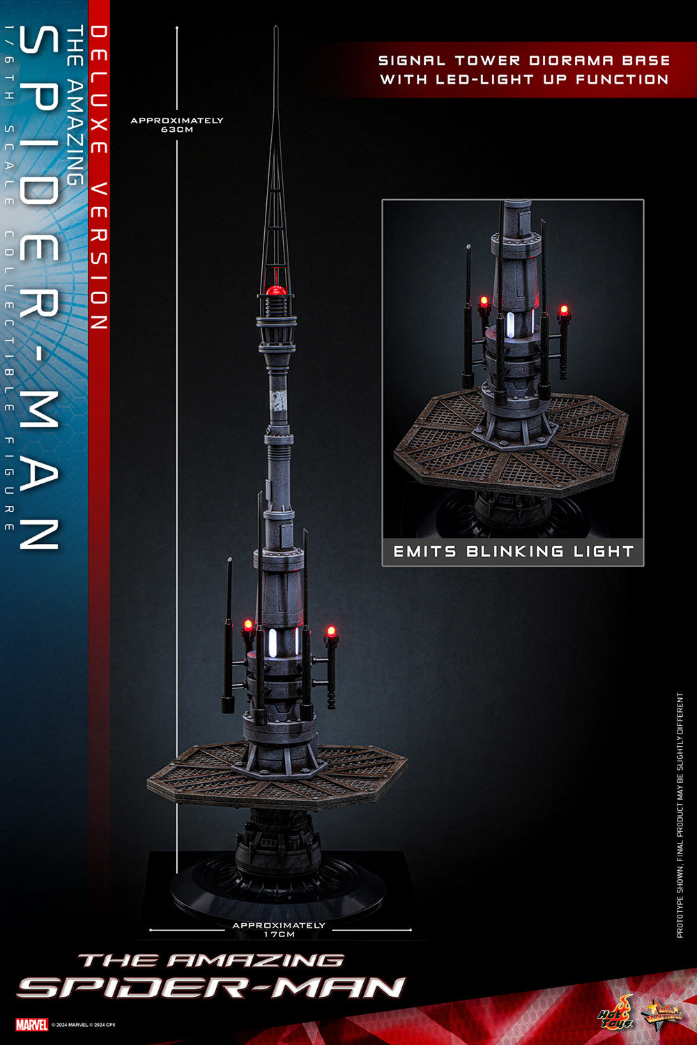 The Amazing Spider-Man MMS772 Andrew Garfield Deluxe 1/6th Scale Collectible Figure