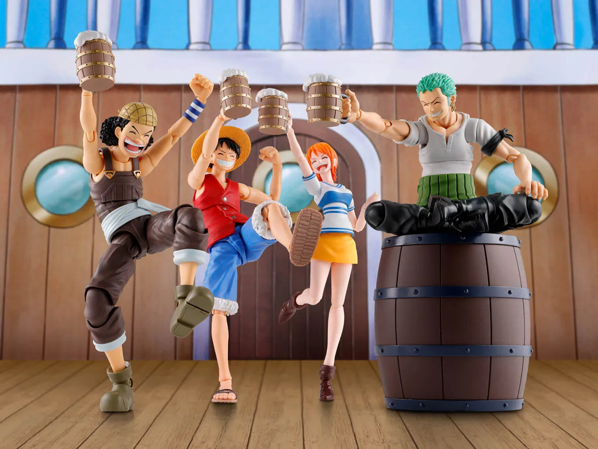 PRE-ORDER - One Piece S.H.Figuarts Party Set (The Straw Hat Crew) Optional Parts Set