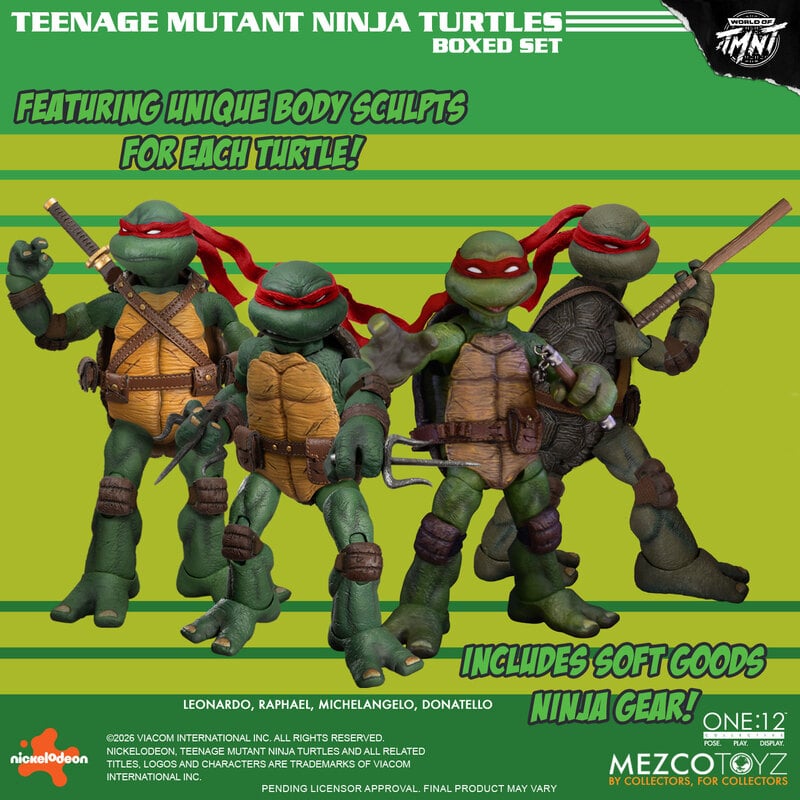 Pre-Order:: Teenage Mutant Ninja Turtles (Comics) One:12 Collective Deluxe Boxed Set