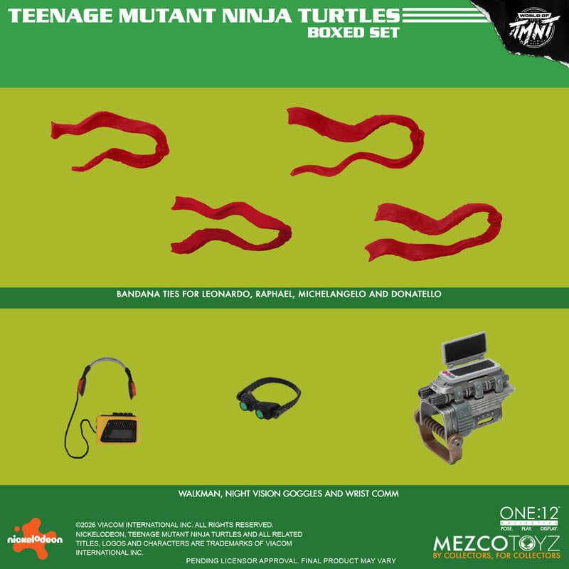 Pre-Order:: Teenage Mutant Ninja Turtles (Comics) One:12 Collective Deluxe Boxed Set