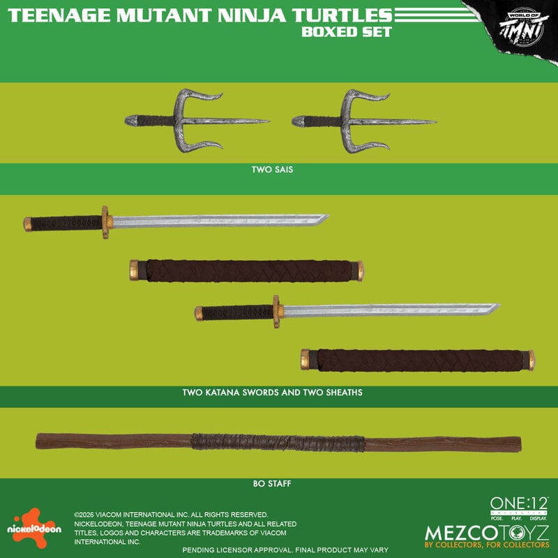 Pre-Order:: Teenage Mutant Ninja Turtles (Comics) One:12 Collective Deluxe Boxed Set