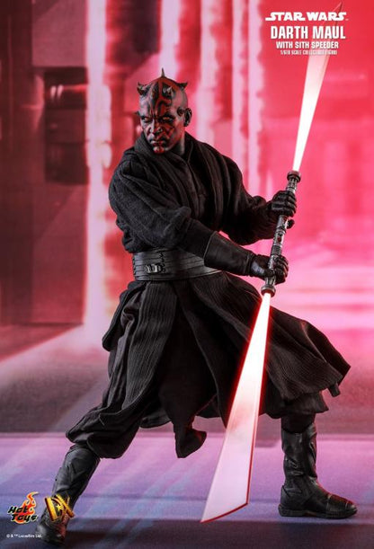 Star Wars: The Phantom Menace DX17 Darth Maul With Speeder 1/6 Scale Collectible Figure