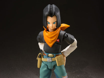 Dragon Ball Z S.H.Figuarts Android 17 Exclusive Color Edition w/ Shipper Box