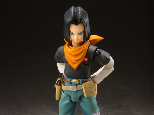 Dragon Ball Z S.H.Figuarts Android 17 Exclusive Color Edition w/ Shipper Box