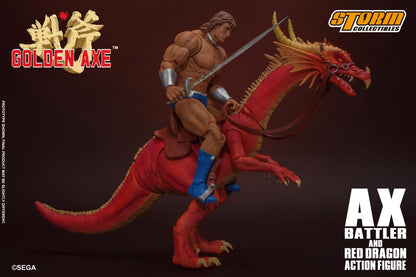 Golden Axe Ax Battler & Red Dragon 1/12 Scale Figure Set