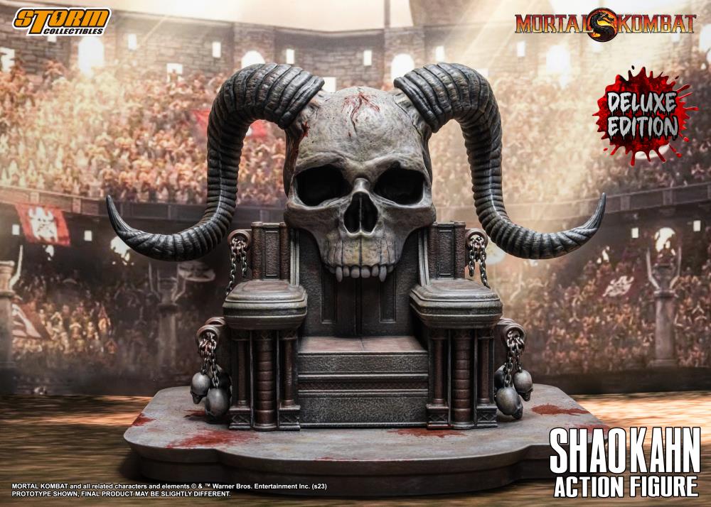 Mortal Kombat Shao Kahn w/Throne (Deluxe Ver.) 1/12 Scale Figure