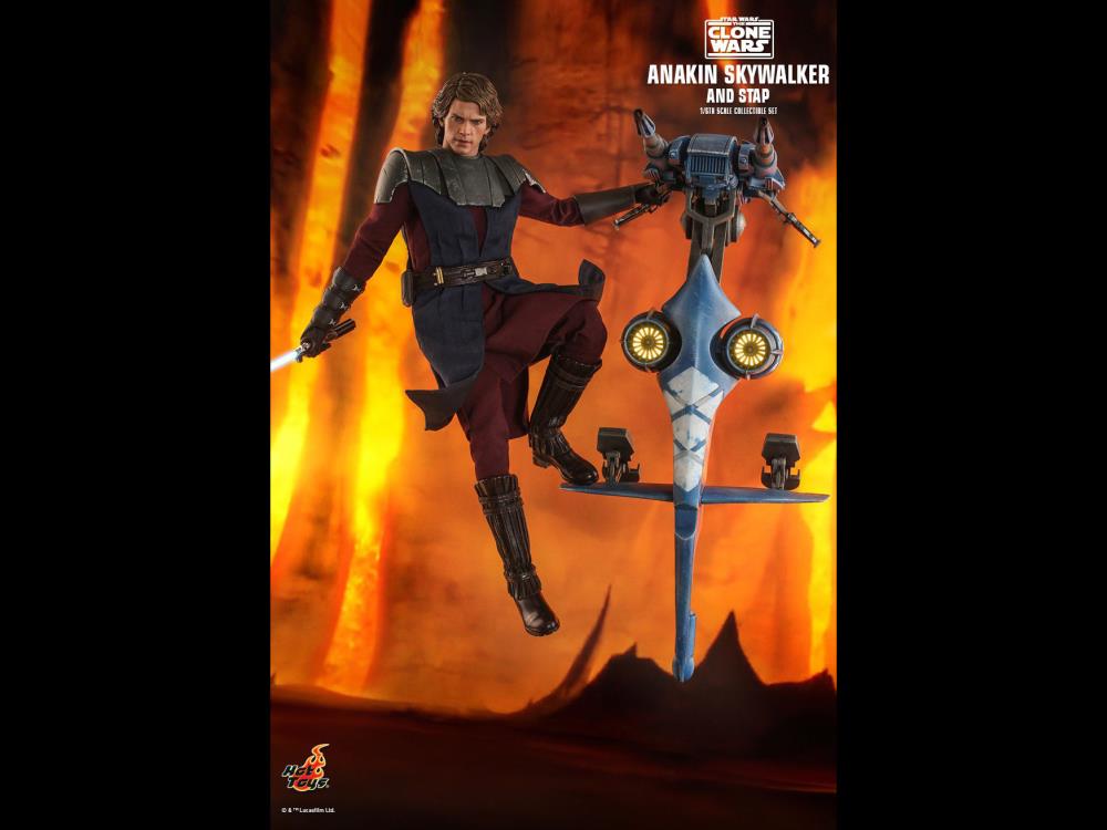 Star Wars: The Clone Wars TMS020 Anakin Skywalker and STAP 1/6 Scale Figure