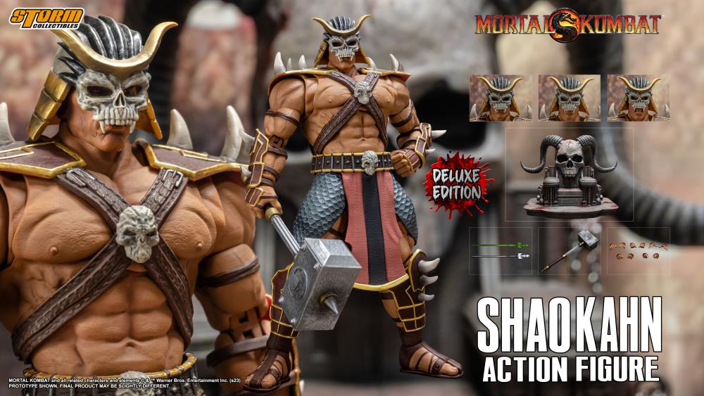 Mortal Kombat Shao Kahn w/Throne (Deluxe Ver.) 1/12 Scale Figure