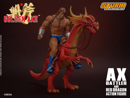 Golden Axe Ax Battler & Red Dragon 1/12 Scale Figure Set