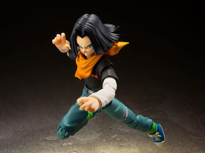 Dragon Ball Z S.H.Figuarts Android 17 Exclusive Color Edition w/ Shipper Box