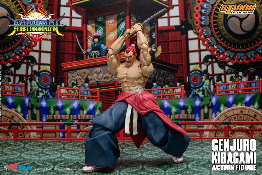 Samurai Shodown Genjuro Kibagami 1/12 Scale Figure
