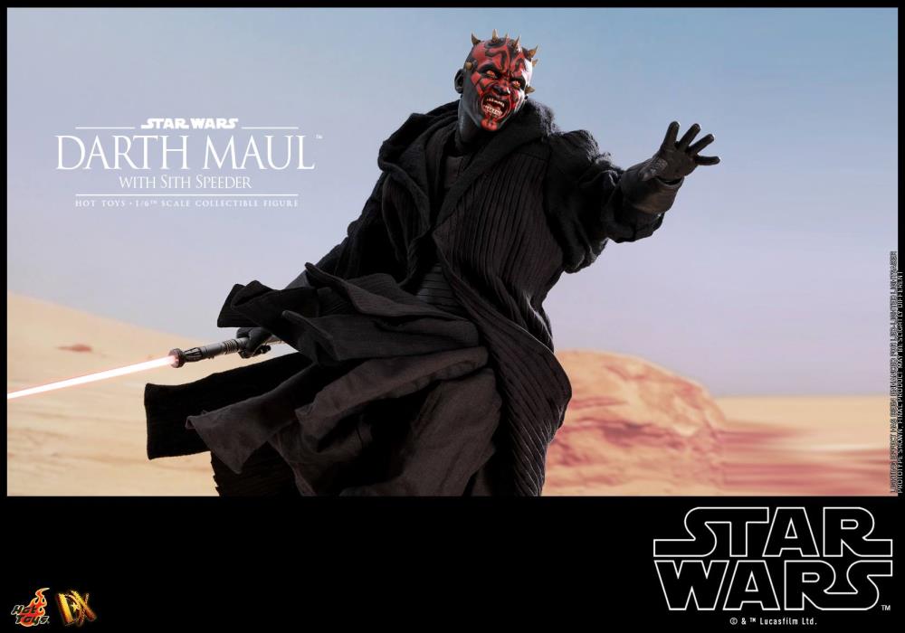 Star Wars: The Phantom Menace DX17 Darth Maul With Speeder 1/6 Scale Collectible Figure