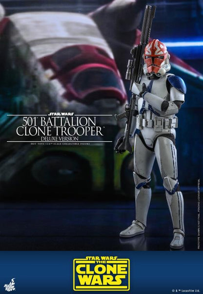 Star Wars: The Clone Wars TMS023 501st Battalion Clone Trooper (Deluxe) 1/6th Scale Figure