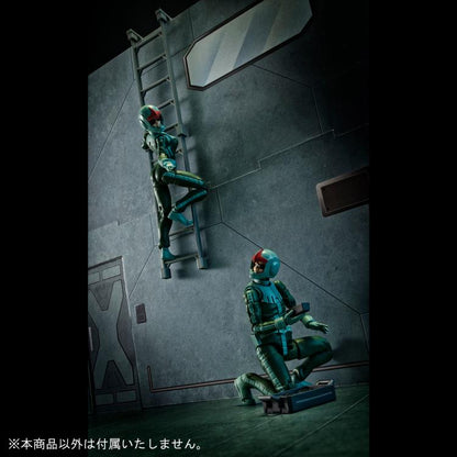 Mobile Suit Gundam G.M.G. Principality of Zeon Standard Infantry Soldier and Char Aznable Set of 3 Figures