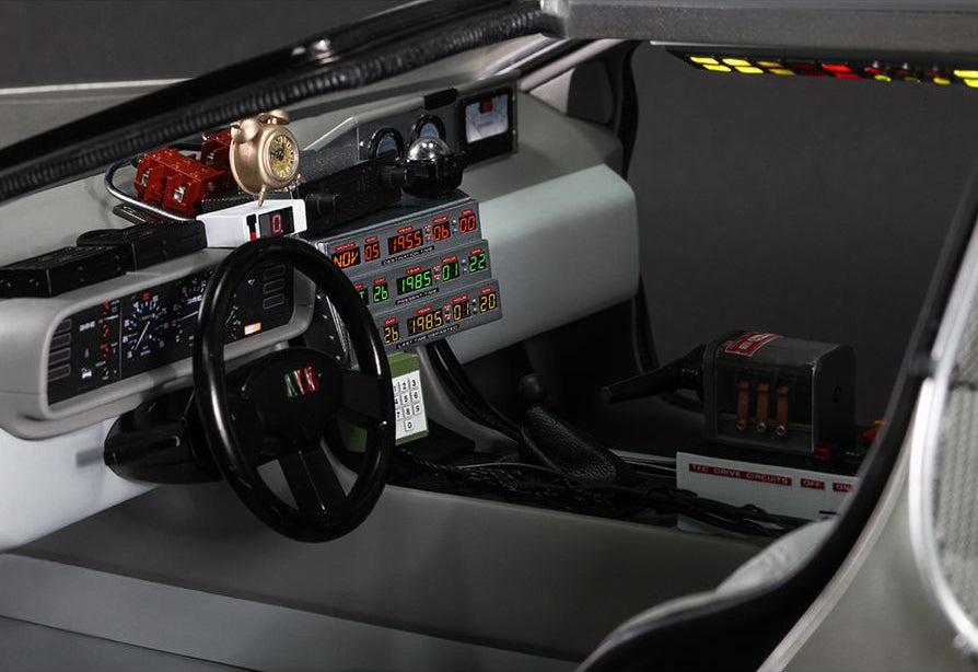 Back to the Future MMS260 DeLorean Time Machine 1/6th Scale Collectible Vehicle