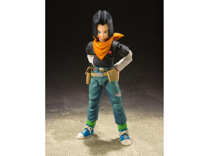 Dragon Ball Z S.H.Figuarts Android 17 Exclusive Color Edition w/ Shipper Box