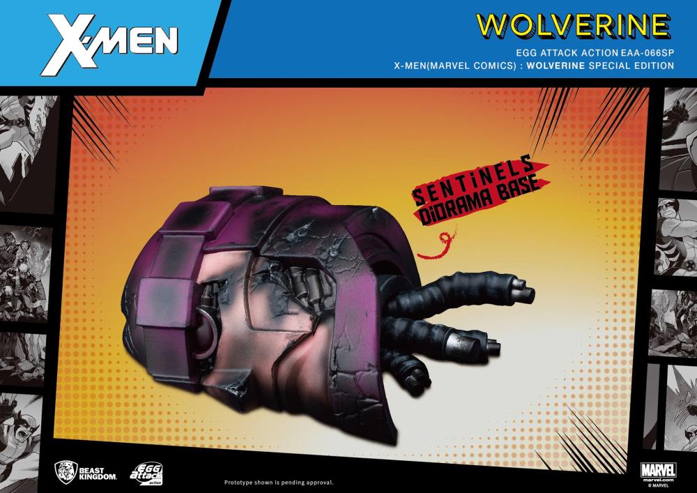 X-Men Egg Attack Action EAA-066SP Wolverine (Special Edition) PX Previews Exclusive