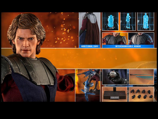Star Wars: The Clone Wars TMS020 Anakin Skywalker and STAP 1/6 Scale Figure