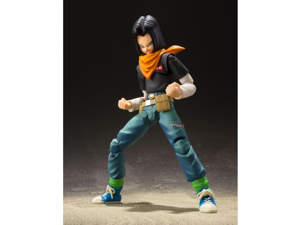 Dragon Ball Z S.H.Figuarts Android 17 Exclusive Color Edition w/ Shipper Box