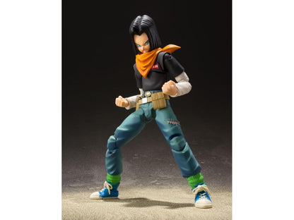 Dragon Ball Z S.H.Figuarts Android 17 Exclusive Color Edition w/ Shipper Box
