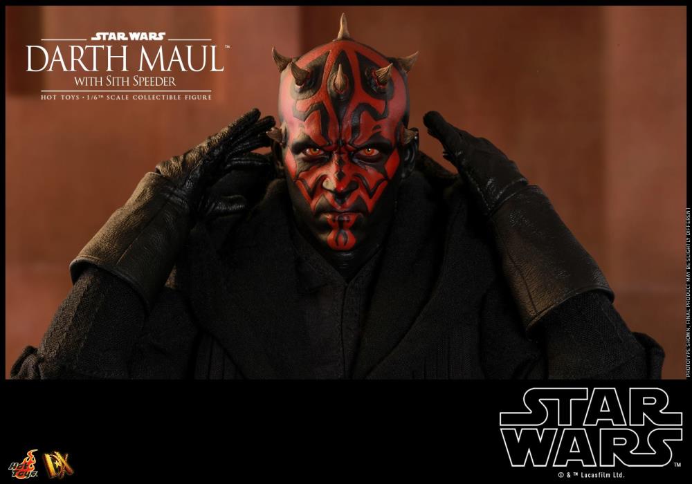 Star Wars: The Phantom Menace DX17 Darth Maul With Speeder 1/6 Scale Collectible Figure